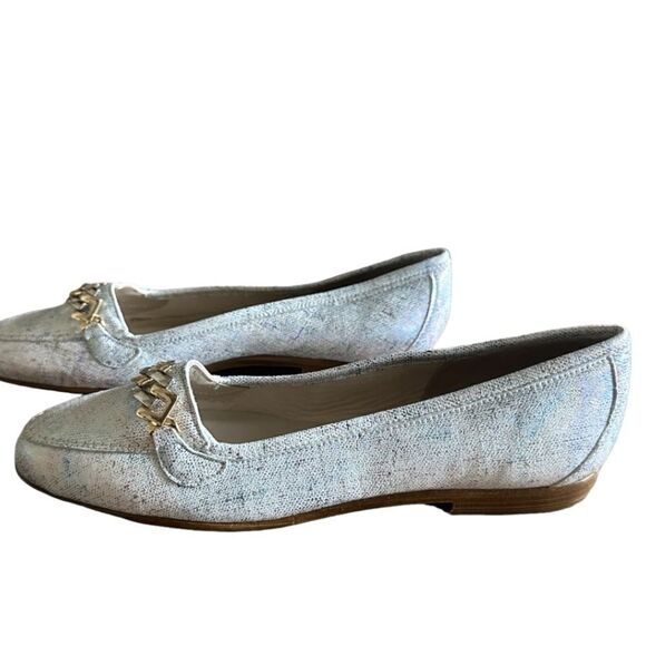 AMALFI BY RANGONI Oste Leather Slip On Loafers In Multi - Picture 1 of 12